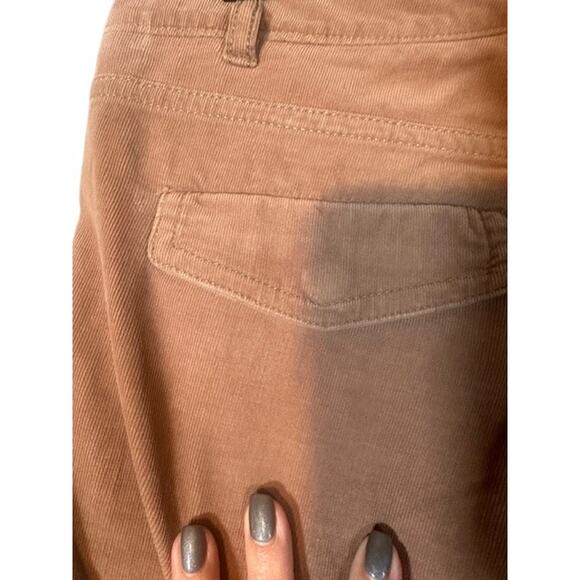 Stefanel Blush Pink Soft Velvet Feel Stretch Straight Leg Jeans Pants Women Sz 8 - Picture 9 of 13